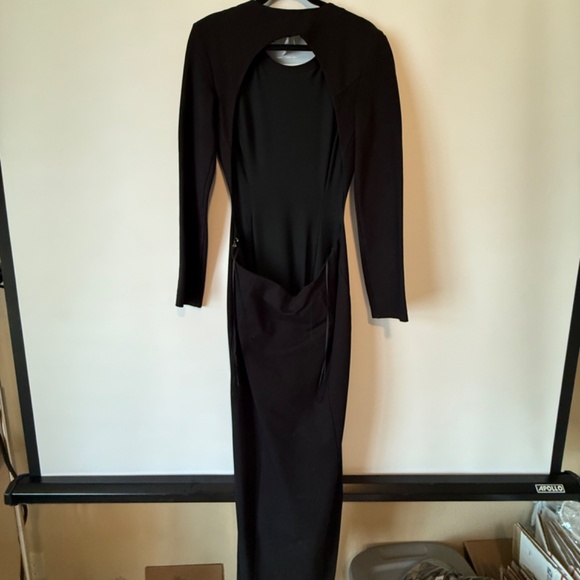 Preloved Rent the Runway Nicolas Black Formal Size 12 Backless Dress - Picture 4 of 5